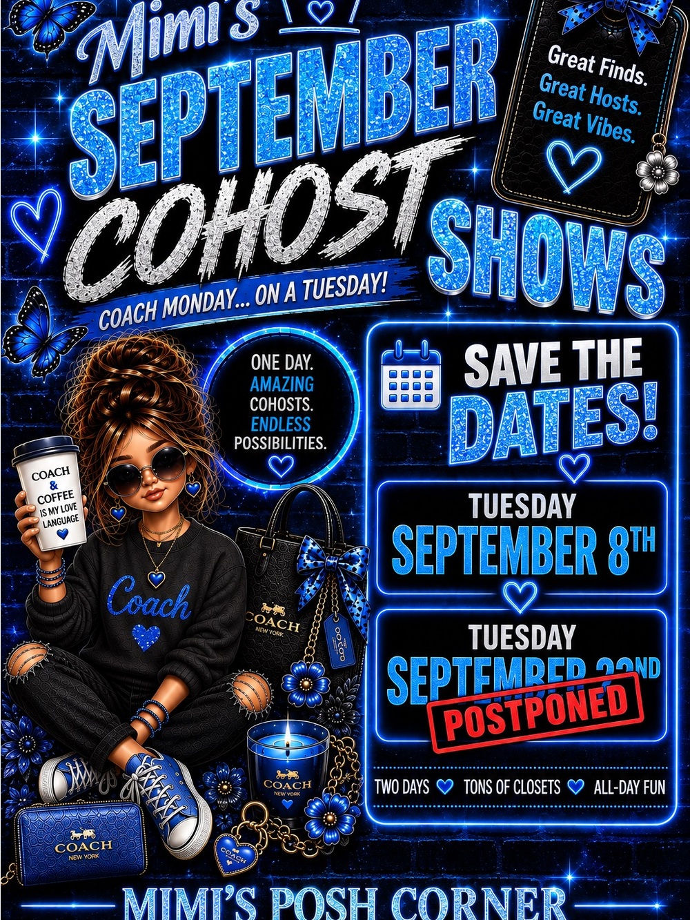 Mimi’s Sept Cohost Shows